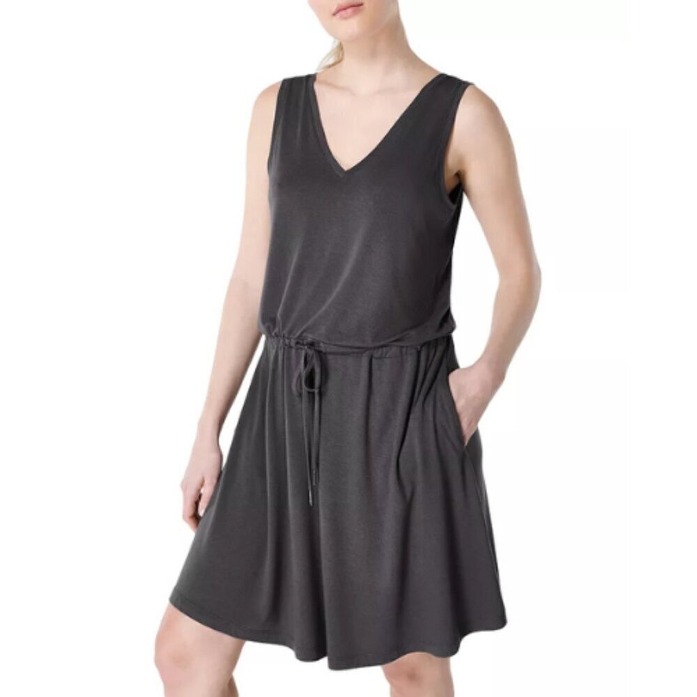 Sweaty Betty Womens US 4-6 Take It Easy Dress In Urban Grey